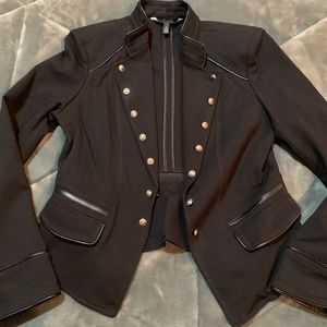 White House Black market in Military crop jacket